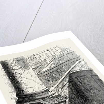 Dr. Johnson's Pew in St. Clement's by Anonymous