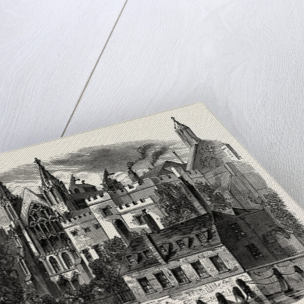 The Speaker's House from the River, in 1830, Westminster by Anonymous