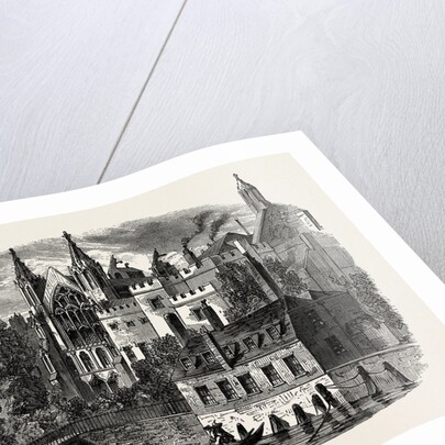 The Speaker's House from the River, in 1830, Westminster by Anonymous