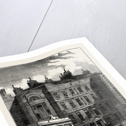 Messrs. Christie And Manson's Original Auction Rooms by Anonymous