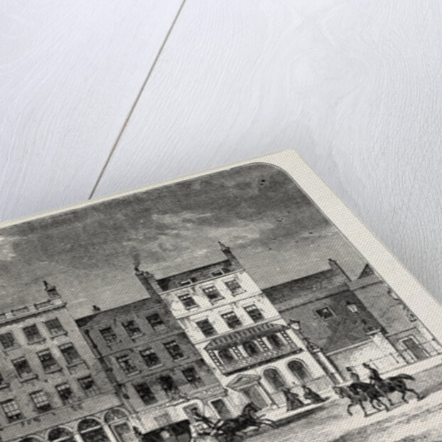 Old Houses in Pall Mall, About 1830 by Anonymous