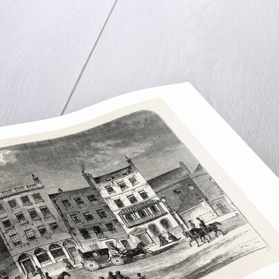 Old Houses in Pall Mall, About 1830 by Anonymous