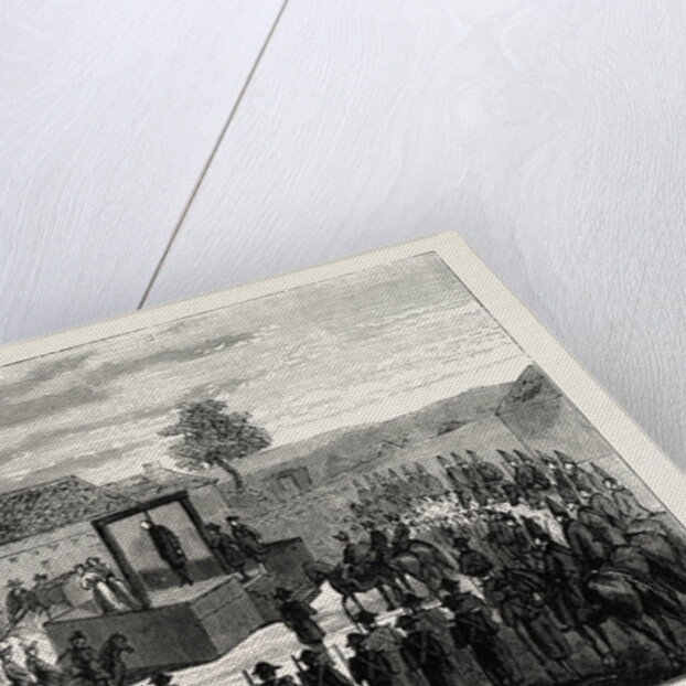 Execution of Lord Ferrers At Tyburn by Anonymous