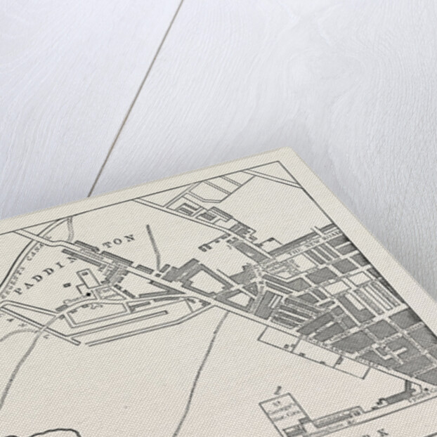 Map of Paddington, in 1815 by Anonymous