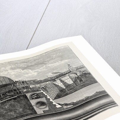 Section of the Thames Embankment, 1867 by Anonymous