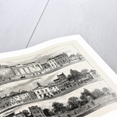 The North Side of Knightsbridge in 1820, from the Cannon Brewery to Hyde Park Corner by Anonymous