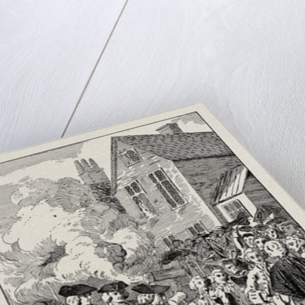 Laying the Foundation-stone of Blackfriars Bridge, 1760 by Anonymous