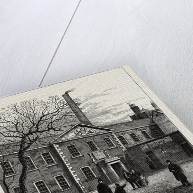 Printing House Square And the times Office, 1870 by Anonymous