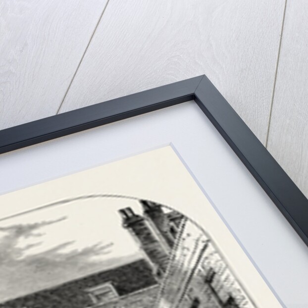 Outer Court of La Belle Sauvage in 1828 London by Anonymous