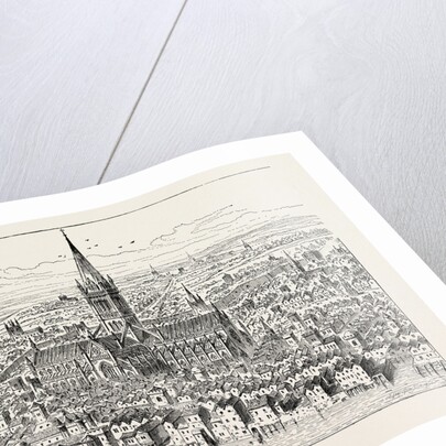 St. Paul's And the Neighbourhood in 1540 by Anonymous