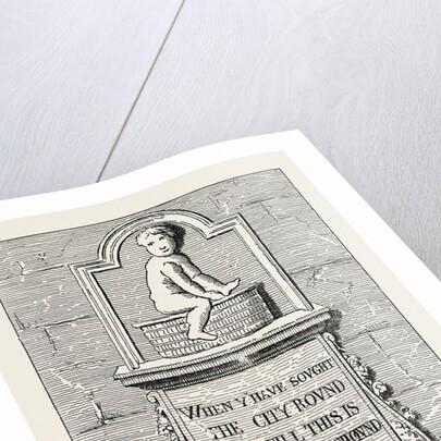 The Figure in Panyer Alley London by Anonymous