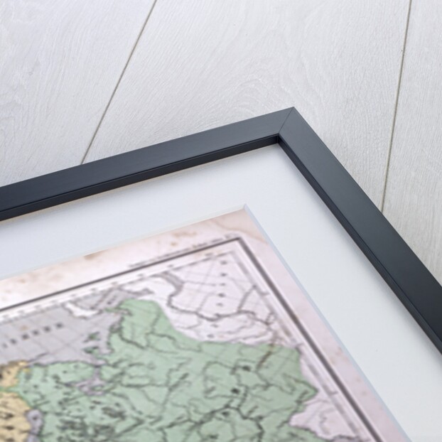 Europe, Europa, antique map 1869 by Th. von Liechtenstern and Henry Lange