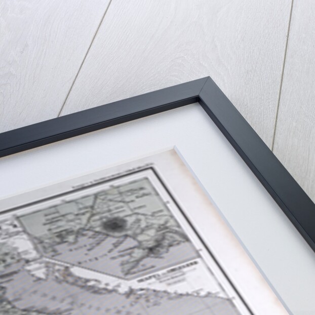 Italy, antique map 1869 by Th. von Liechtenstern and Henry Lange