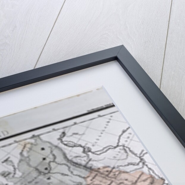 Russia, antique map 1869 by Th. von Liechtenstern and Henry Lange