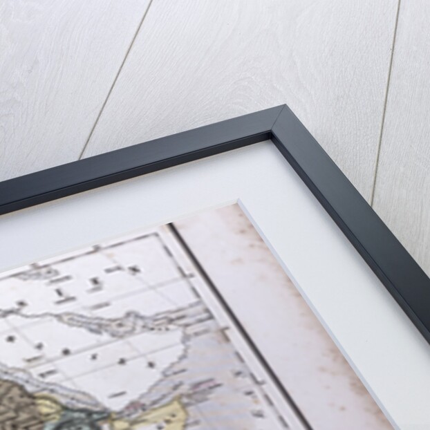 Africa Map, antique map 1869 by Th. von Liechtenstern and Henry Lange