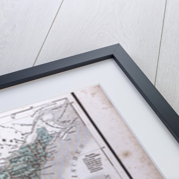 North American and Central America, antique map 1869 by Th. von Liechtenstern and Henry Lange