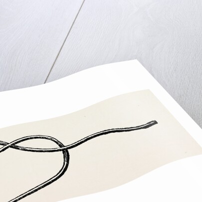 First stage of the surgeon's knot by Anonymous