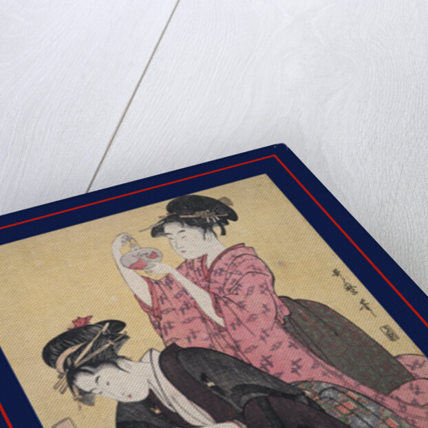 Kingyo, Goldfish by Utamaro Kitagawa