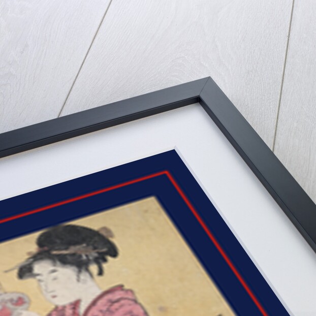 Kingyo, Goldfish by Utamaro Kitagawa