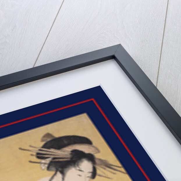 Shira-uchikake,The white surcoat by Utamaro Kitagawa