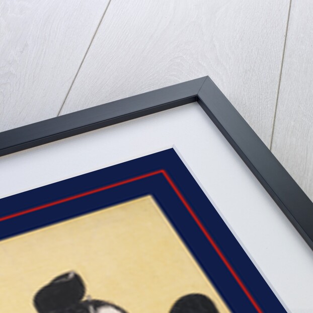 Kuchi-beni,Painting the lips by Utamaro Kitagawa