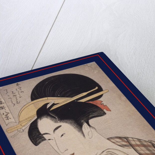 Tenugui, Hand-towel by Utamaro Kitagawa