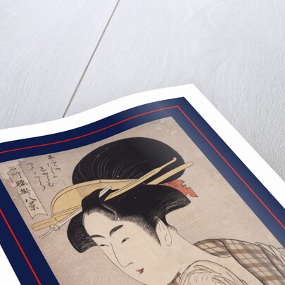 Tenugui, Hand-towel by Utamaro Kitagawa