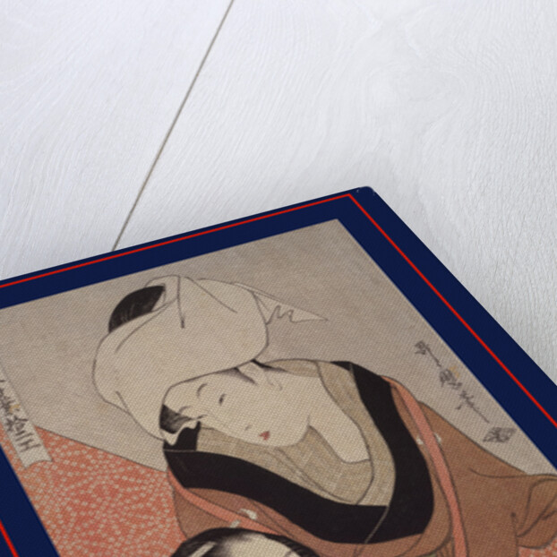 Shinshi-bari, Cloth-stretcher by Utamaro Kitagawa