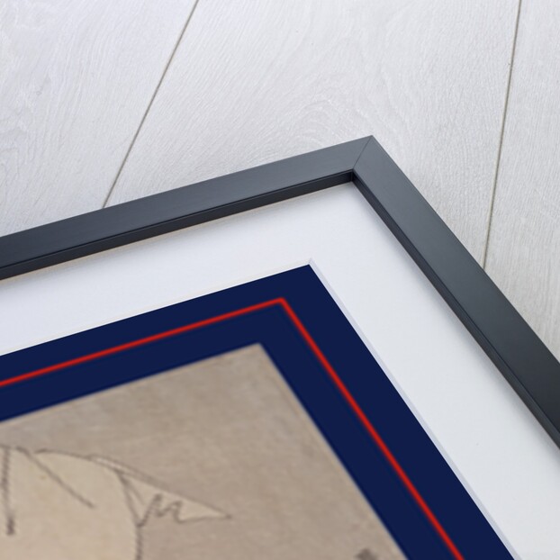 Shinshi-bari, Cloth-stretcher by Utamaro Kitagawa