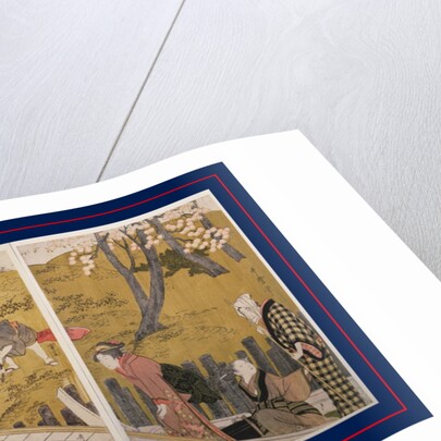 Mimeguri no dote, The embankment at Mimeguri by Utamaro Kitagawa