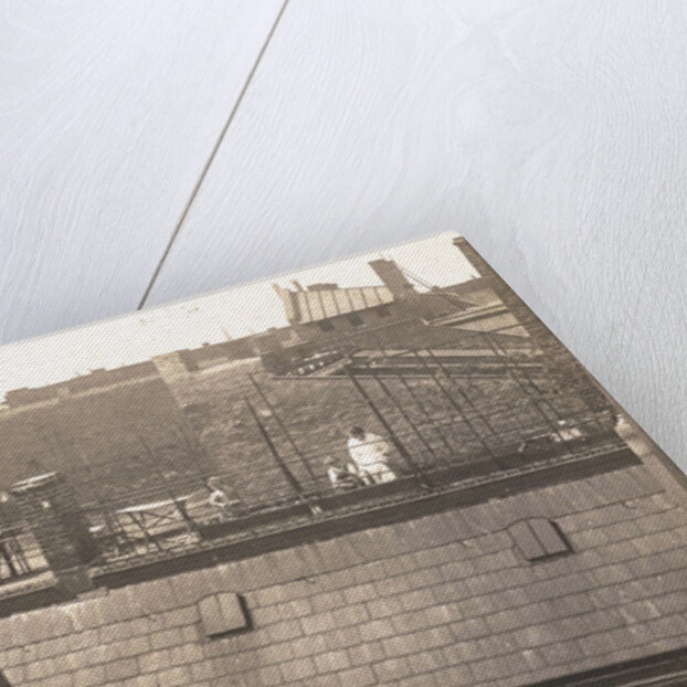 View of the roof of the house of the family Titzenthaler in Friedrichstrasse Berlin, Germany, Waldemar Titzenthaler, 1918 by Waldemar Titzenthaler