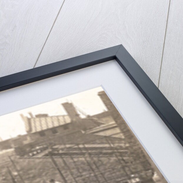 View of the roof of the house of the family Titzenthaler in Friedrichstrasse Berlin, Germany, Waldemar Titzenthaler, 1918 by Waldemar Titzenthaler