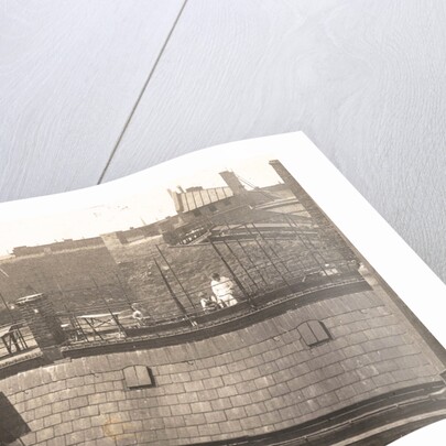 View of the roof of the house of the family Titzenthaler in Friedrichstrasse Berlin, Germany, Waldemar Titzenthaler, 1918 by Waldemar Titzenthaler