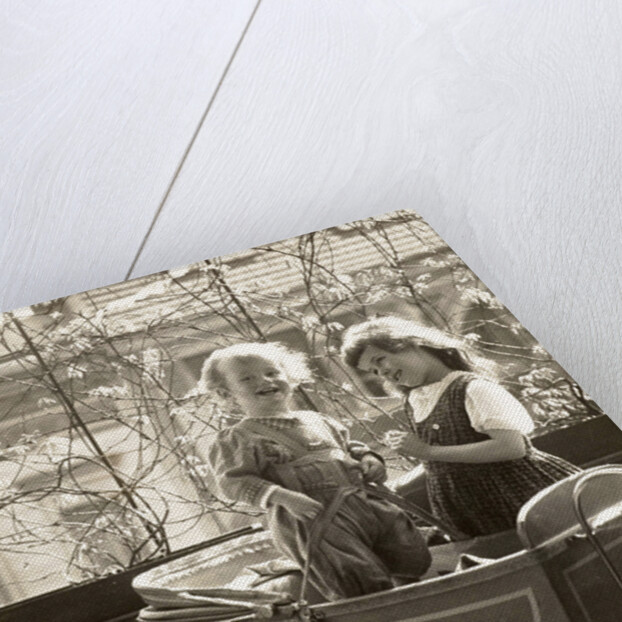 Marba and Eckart Titzenthaler, children's photographer, house Friedrichstrasse, Berlin, Germany by Waldemar Titzenthaler