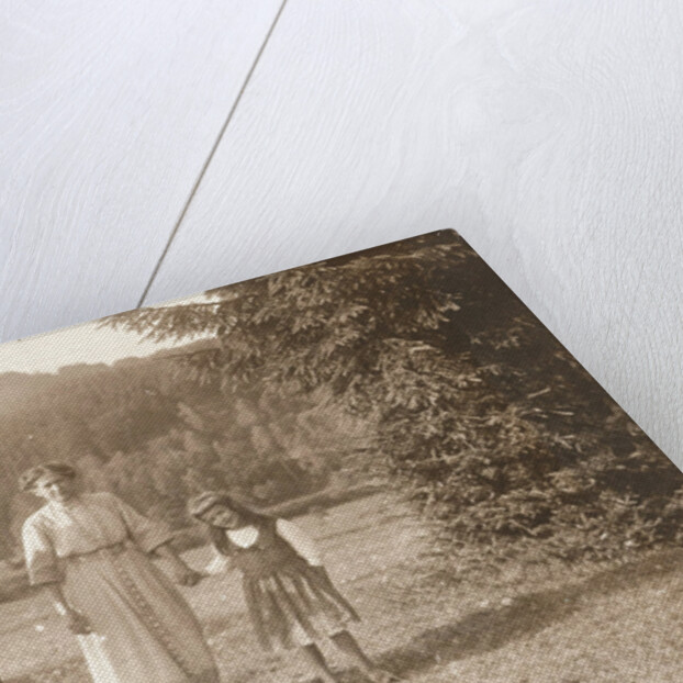 Waldemar Titzenthaler, the photographer, with his wife Olga and children Marba and Eckart in a clearing by Waldemar Titzenthaler