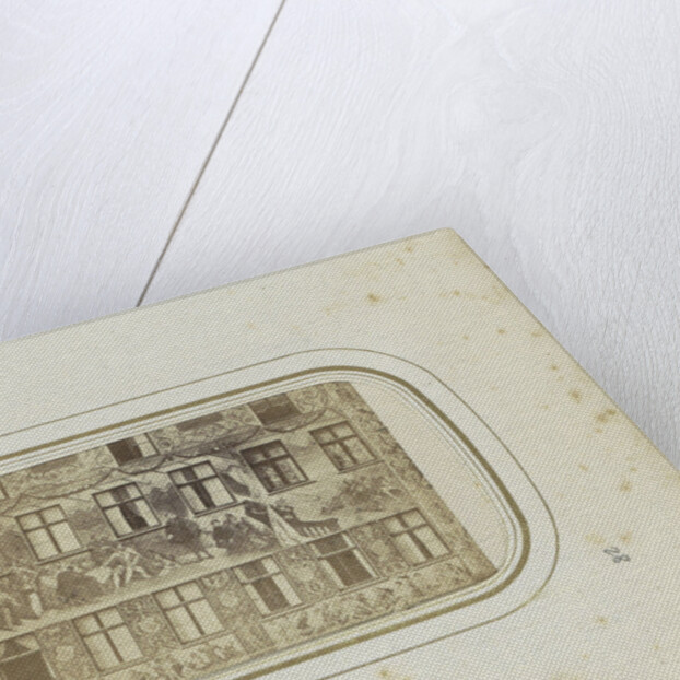 Fresco on a facade of the former home of Hans Jakob Fugger in Augsburg Germany by Anonymous