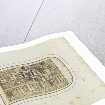 Fresco on a facade of the former home of Hans Jakob Fugger in Augsburg Germany by Anonymous