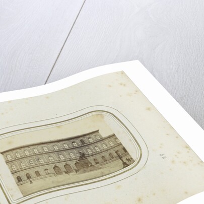 Exterior of the Royal Residence in Munich with a statue of Maximilian I Joseph of Bavaria by Anonymous