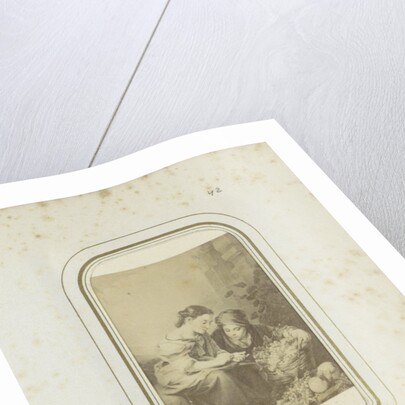 lithograph of a painting by Bartolomé Esteban Perez Murillo, Piloty & Löhle by Anonymous