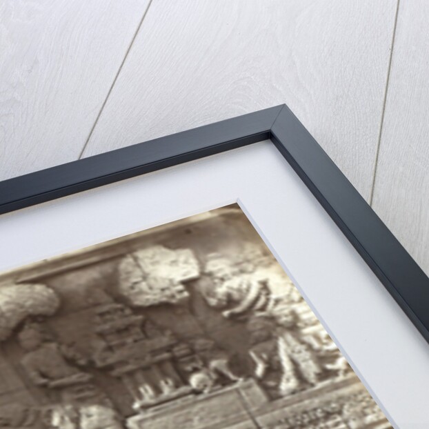 Lalitavistara relief on the main wall of the second gallery (south side) of Candi Borobudur, Magelang by Isidore van Kinsbergen
