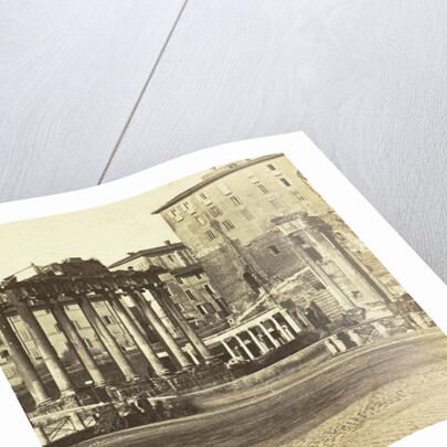 View of the Capitol with ruins of the Forum Romanum, Rome by M. Petagna