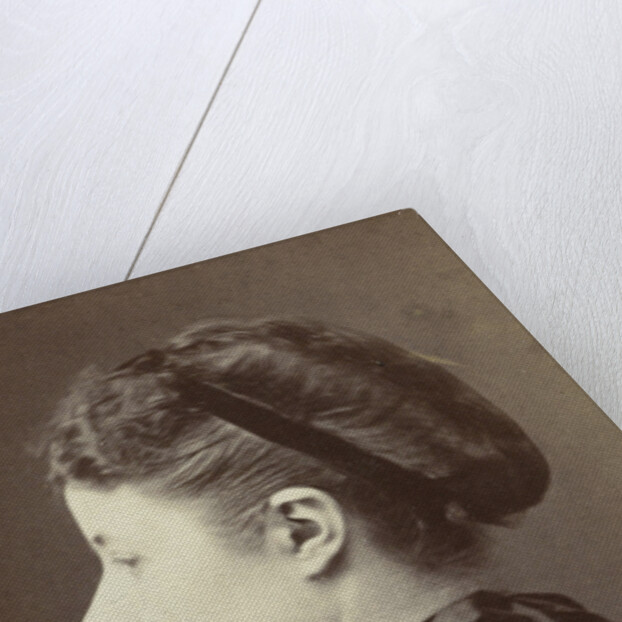 Portrait of a woman by J. Baer