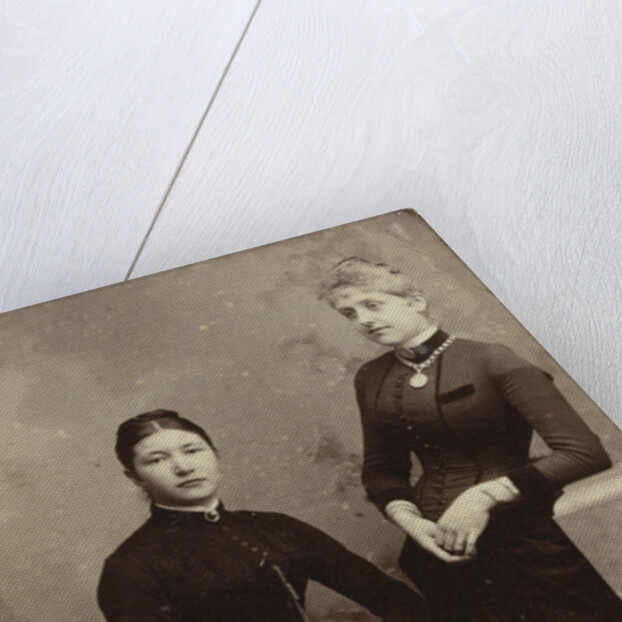 Portrait of two women by D.J. Boom