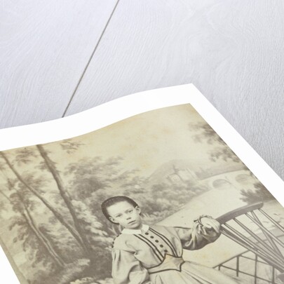 Portrait of a girl by Jacobus van Gorkom Jr