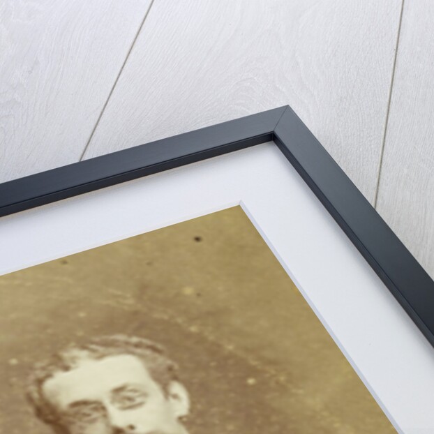 Studio Portrait of a couple, a Javanese woman and a European man by Woodbury & Page