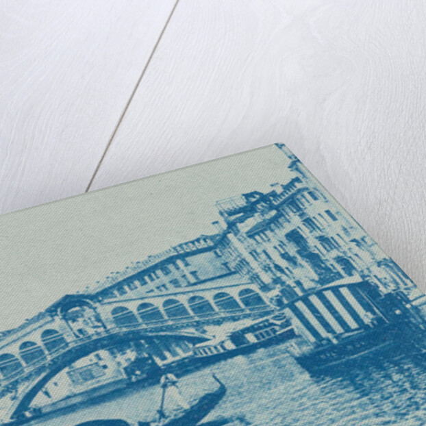 Grand Canal, Rialto bridge and gondola, Venice, Italy by Anonymous