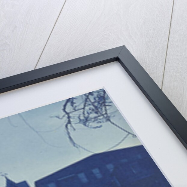 Waterfall in a river by Anonymous