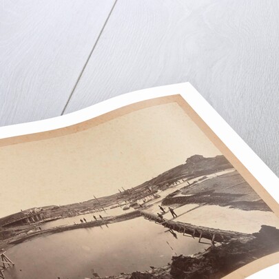 Veere lock in construction by Pieter Oosterhuis