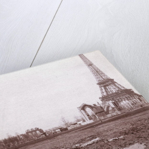 Breaking and building next to the Eiffel Tower, Paris, France by Anonymous