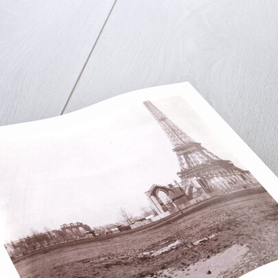 Breaking and building next to the Eiffel Tower, Paris, France by Anonymous